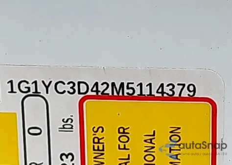 2021 Chevrolet Corvette Stingray Rwd 3Lt from USA, damaged, VIN 1G1YC3D42M5114379